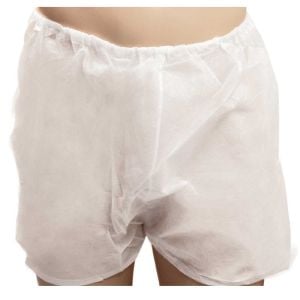 Pantalón corto desechable hombre con slip