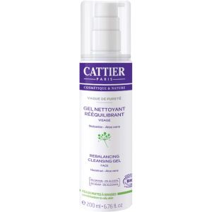 Gel limpiador facial reequilibrante Cattier