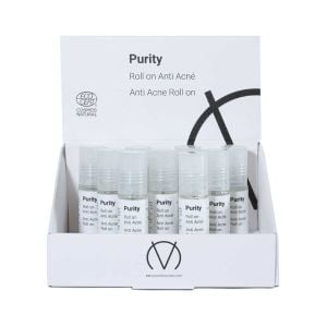 Expositor Purity Essence Roll-on anti acné CV Primary Essence
