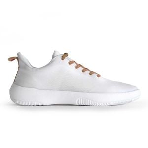 Zapatilla deportiva laboral SNUG blanco-camel