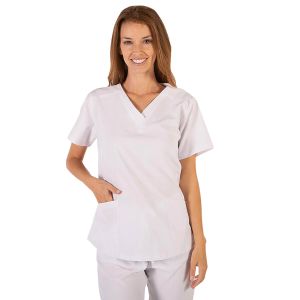 Casaca de mujer microfibra 360 Garys Rosalía blanco