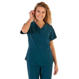 Casaca de mujer microfibra 360 Garys Rosalía verde petróleo