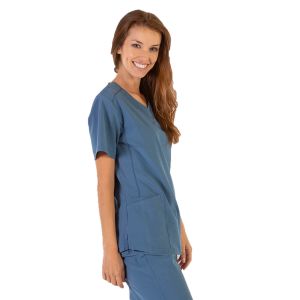 Casaca de mujer microfibra 360 Garys Rosalía azul grisáceo
