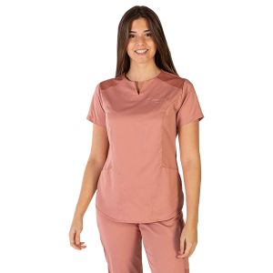 Casaca de mujer microfibra peach Garys Lia nude