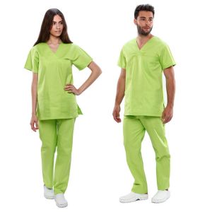 Uniforme de estética y peluquería de algodón unisex lima