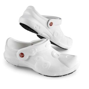 Zueco laboral unisex blanco PRO Schu'zz