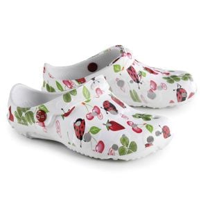 Zueco laboral mujer GLOBULE fraise