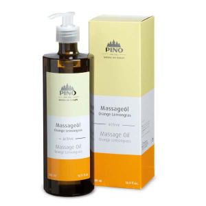 Aceite de masaje corporal 100% natural Orange Lemongrass Pino