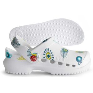 Zueco laboral PROTEC mujer-Plume de paon